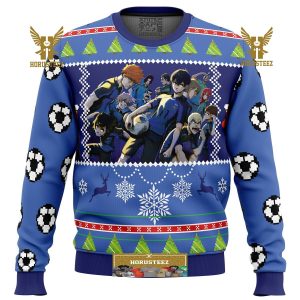 Blue Lock Gifts For Family Christmas Holiday Ugly Sweater