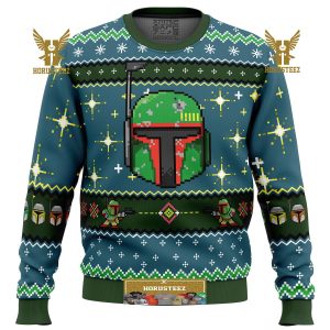 Boba Fett Gifts For Family Christmas Holiday Ugly Sweater
