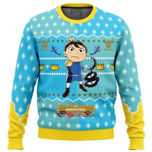 Bojji And Kage Ranking Of Kings Gifts For Family Christmas Holiday Ugly Sweater