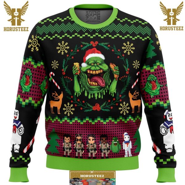Bustin Christmas Ghostbusters Gifts For Family Christmas Holiday Ugly Sweater