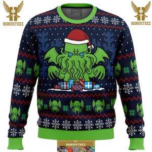 Call Of Christmas Cthulhu Gifts For Family Christmas Holiday Ugly Sweater