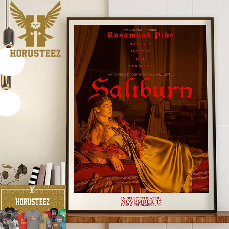 Character Poster Saltburn Movie Of Rosamund Pike Home Decor Poster ...