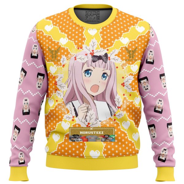 Chika Fujiwara Kaguya-Sama Love Is War Gifts For Family Christmas Holiday Ugly Sweater