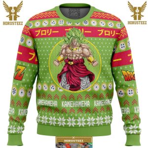 Christmas Broly Dragon Ball Z Gifts For Family Christmas Holiday Ugly Sweater
