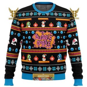 Christmas Bubble Bobble Gifts For Family Christmas Holiday Ugly Sweater