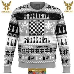 Christmas Chess Board Games Gifts For Family Christmas Holiday Ugly Sweater