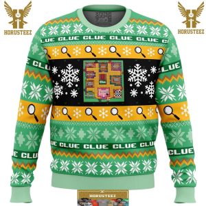 Christmas Clue Board Games Gifts For Family Christmas Holiday Ugly Sweater