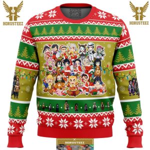 Christmas Demon Slayer Squad Demon Slayer Gifts For Family Christmas Holiday Ugly Sweater