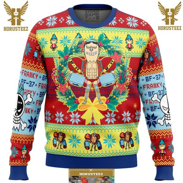 Christmas Franky One Piece Gifts For Family Christmas Holiday Ugly Sweater