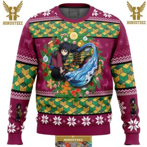 Christmas Giyuu Tomioka Demon Slayer Gifts For Family Christmas Holiday Ugly Sweater