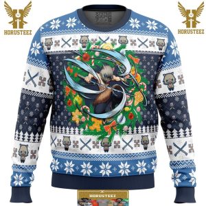 Christmas Hashibira Inosuke Demon Slayer Gifts For Family Christmas Holiday Ugly Sweater