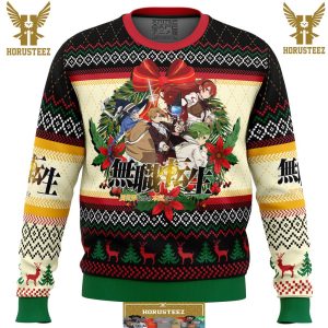 Christmas Is Here Mushoku Tensei Jobless Reincarnation Gifts For Family Christmas Holiday Ugly Sweater