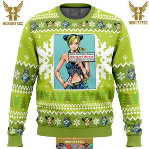 Christmas Jolyne Kujo Jojo Bizarre Adventure Gifts For Family Christmas Holiday Ugly Sweater