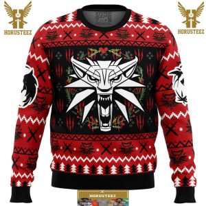 Christmas Monster The Witcher Gifts For Family Christmas Holiday Ugly Sweater