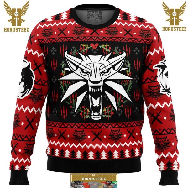 Christmas Monster The Witcher Gifts For Family Christmas Holiday Ugly Sweater