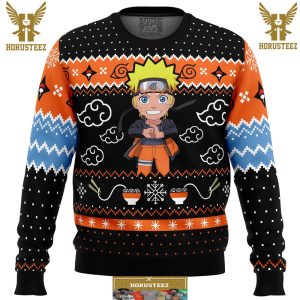 Christmas Ramen Uzumaki Naruto Gifts For Family Christmas Holiday Ugly Sweater