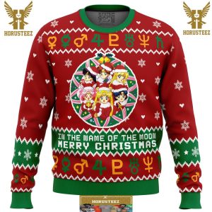 Christmas Sailor Guardians Sailor Moon Gifts For Family Christmas Holiday Ugly Sweater