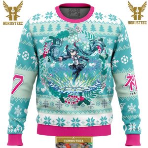Christmas Symphony Hatsune Miku Gifts For Family Christmas Holiday Ugly Sweater