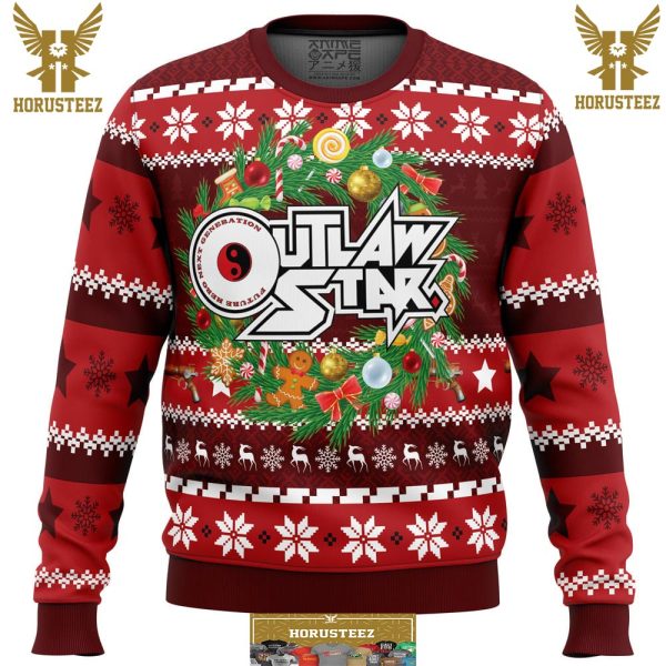 Christmas Time Outlaw Star Gifts For Family Christmas Holiday Ugly Sweater