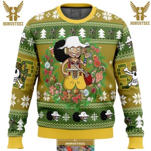 Christmas Usopp One Piece Gifts For Family Christmas Holiday Ugly Sweater