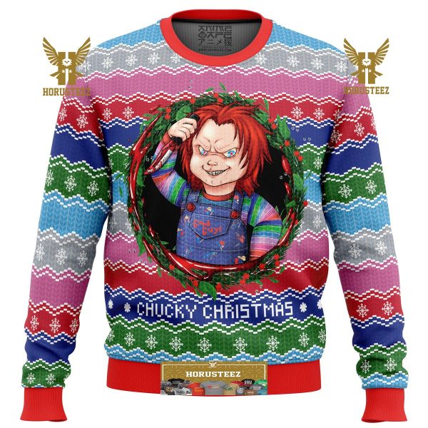 Chucky Christmas Gifts For Family Christmas Holiday Ugly Sweater