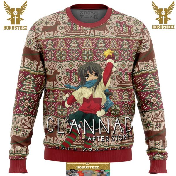 Clannad Alt Gifts For Family Christmas Holiday Ugly Sweater