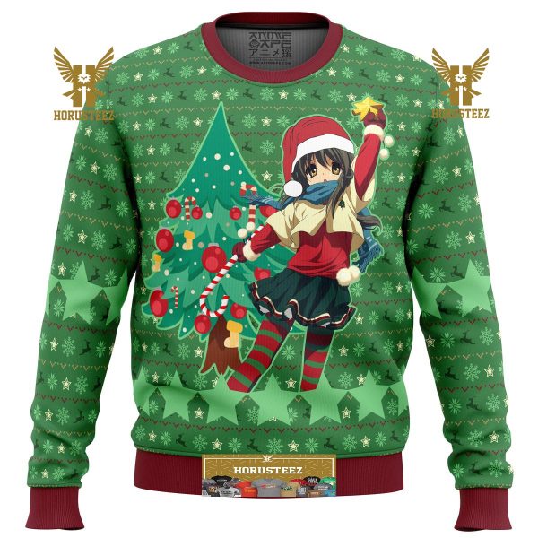 Clannad Wish Upon A Star This Christmas Gifts For Family Christmas Holiday Ugly Sweater