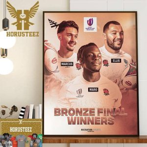 Congrats England Clinch Third Place At The 2023 Rugby World Cup Home Decor Poster Canvas