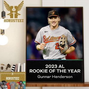 Congrats Gunnar Henderson Is The 2023 AL Rookie Of The Year Home Decor Poster Canvas