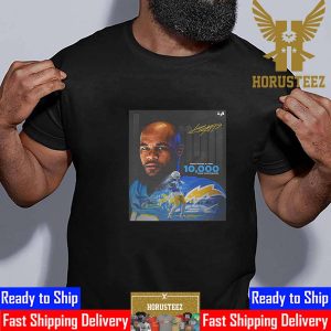 Congrats Keenan Allen Is The Fastest Los Angeles Chargers Player To Reach 10000 Career Receiving Yards Unisex T-Shirt