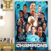 2023 NWSL Champions Are NJ NY Gotham FC Home Decor Poster Canvas