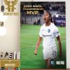 Congratulations To Midge Purce Is The 2023 MVP Of NWSL Championship Home Decor Poster Canvas