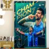 2023 Rolex Paris Masters Final Is Ser For Novak Djokovic Vs Grigor Dimitrov Home Decor Poster Canvas