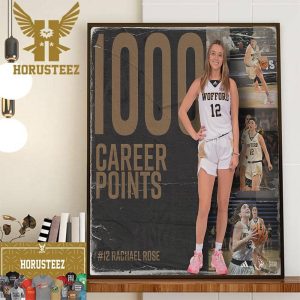 Congrats To Rachael Rose On Reaching 1000 Career Points Home Decor Poster Canvas