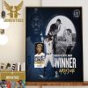 Congratulations To Aaron Judge On Being Named The Recipient Of The 2023 Roberto Clemente Award Home Decor Poster Canvas