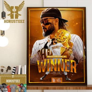 Congratulations To Fernando Tatis Jr Is The 2023 Gold Glove Award Winner Home Decor Poster Canvas