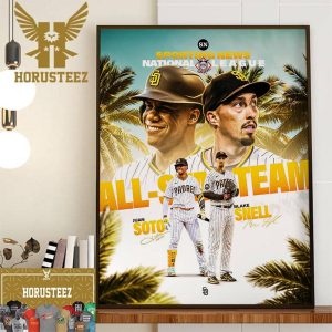 Congratulations To Juan Soto And Blake Snell Are The Sporting News National League All-Star Team Home Decor Poster Canvas