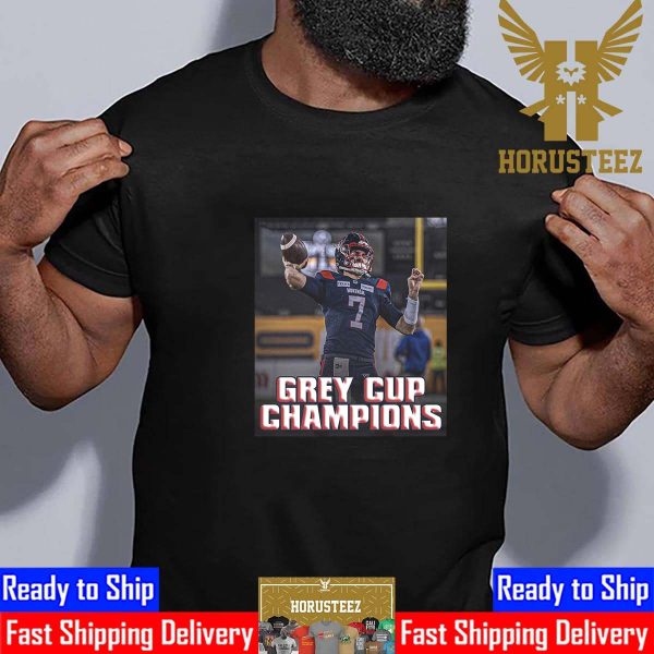 Congratulations To The Montreal Alouettes Are The 2023 Grey Cup Champions Unisex T-Shirt