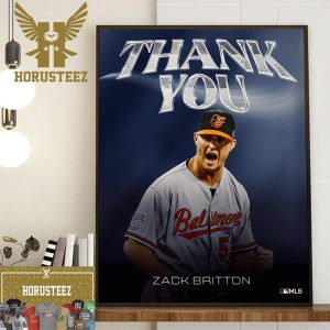 Congratulations To Zack Britton On A Great Career Home Decor Poster Canvas