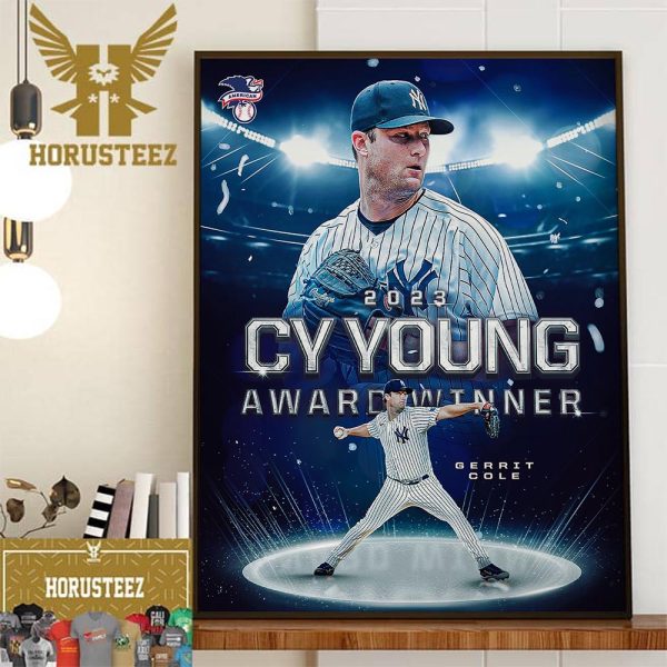 Congratulations to Gerrit Cole Is The 2023 American League CY Young Award Winner Home Decor Poster Canvas