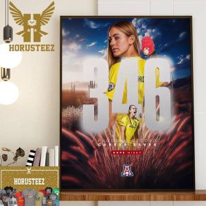 Congratulations to Hope Hisey 346 Program Record Career Saves With Arizona Soccer Home Decor Poster Canvas