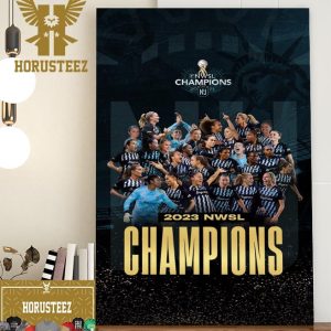 Congratulations to NJ NY Gotham FC Are The 2023 NWSL Champions Home Decor Poster Canvas