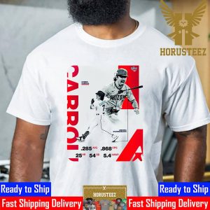 Corbin Carroll Combination Of Power And Speed Won Him NL Rookie Of The Year Honors Unisex T-Shirt