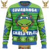 Cowabunga Michaelangelo Christmas Teenage Mutant Ninja Turtles Gifts For Family Christmas Holiday Ugly Sweater