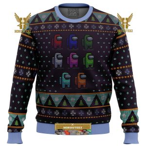Crewmate Among Us Gifts For Family Christmas Holiday Ugly Sweater