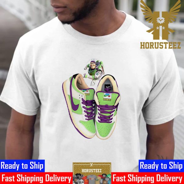 Customs Nike SB Dunk Low x Buzz Lightyear Unisex T-Shirt