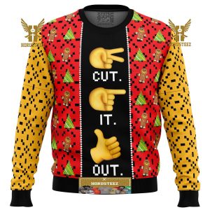 Cut It Out Full House Gifts For Family Christmas Holiday Ugly Sweater