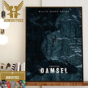 Damsel Official Poster With Starring Millie Bobby Brown Nick Robinson and Angela Bassett Home Decor Poster Canvas