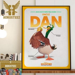 Danny DeVito Voices Uncle Dan In Migration Of Illumination Home Decor Poster Canvas