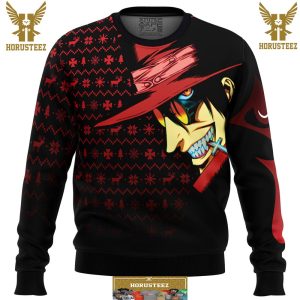Dark Fanstasy Alucard Hellsing Gifts For Family Christmas Holiday Ugly Sweater